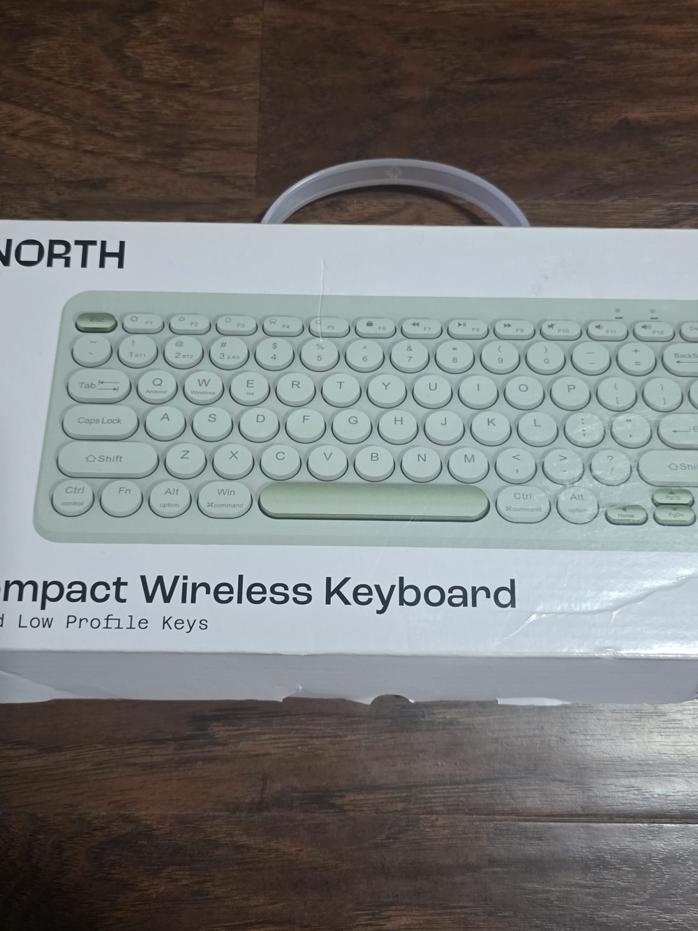 North Compact Wireless Keyboard in Mint Green